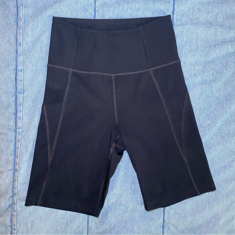 girlfriend collective high rise bike short black XS
